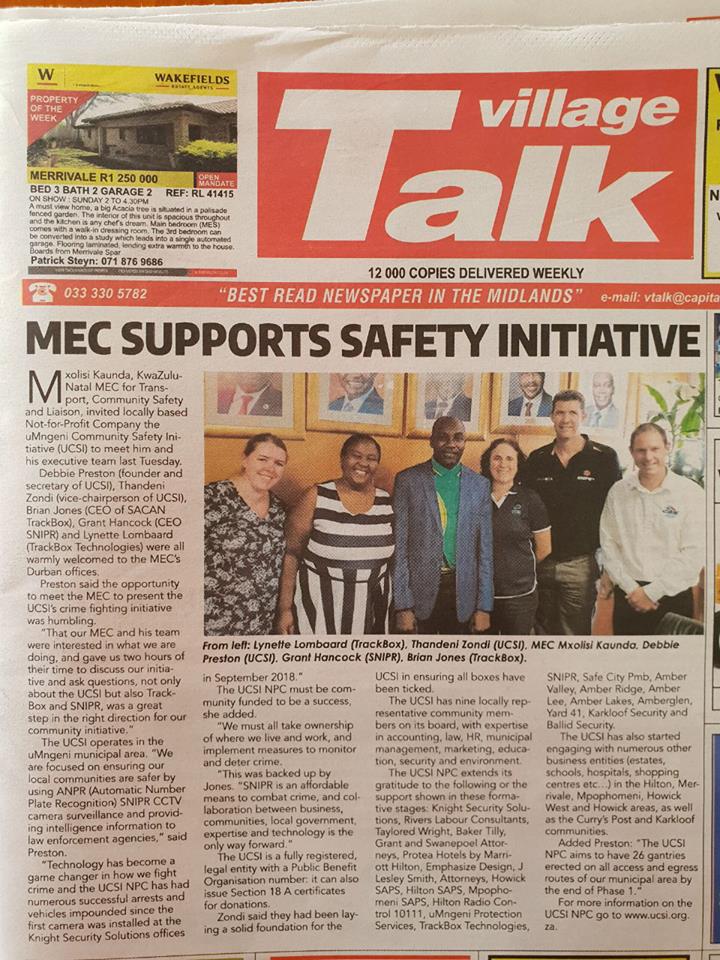 MEC Supports Safety Initiative