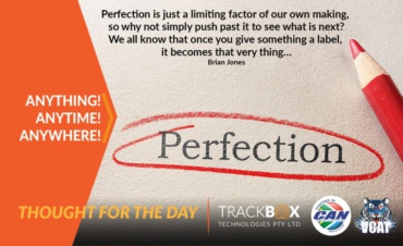 Perfection is just a limiting factor of our own making